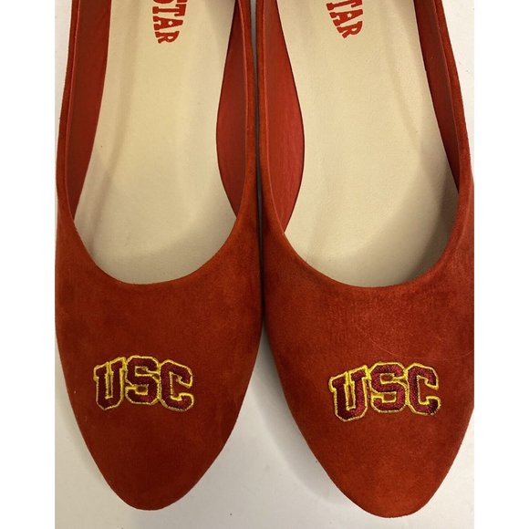 USC Women's Red Flats - Picture 10 of 10